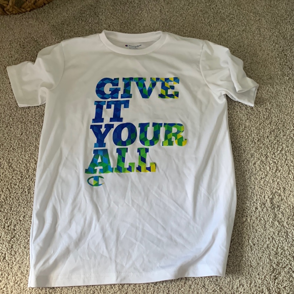 Boys champion performance size 14 shirt